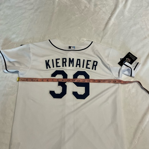 KEVIN KIERMAIER TAMPA BAY RAYS MAJESTIC AUTHENTIC JERSEY NEW WITH TAGS - Picture 6 of 8